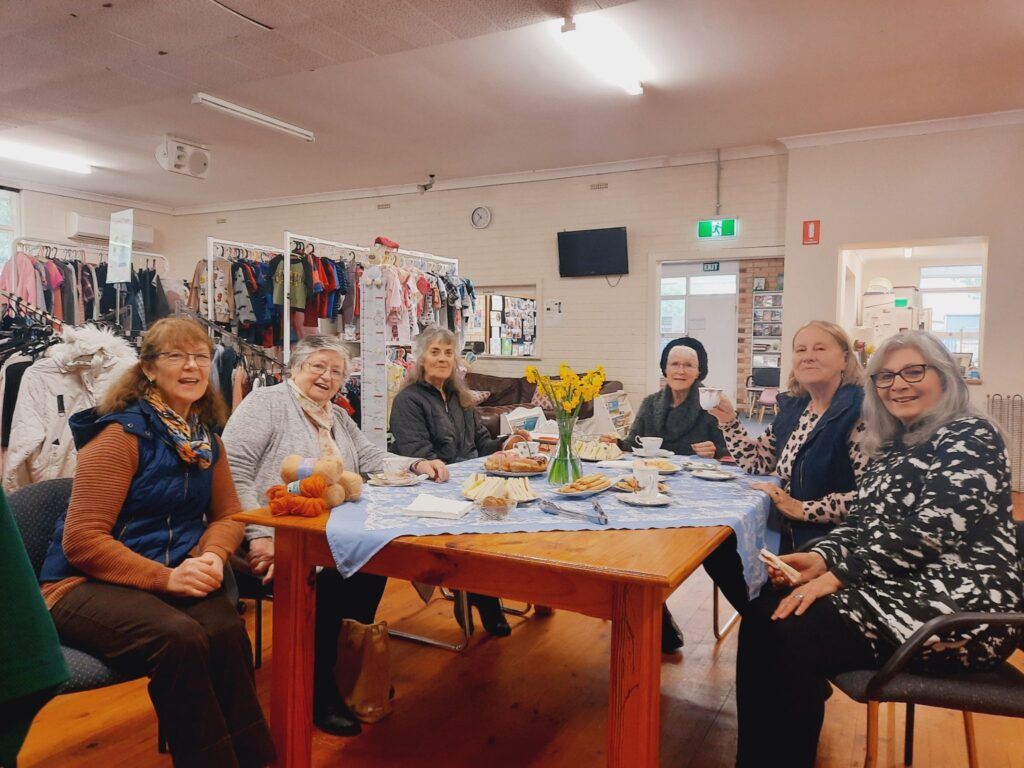 Nibbles, tea and coffee at Well Lived Op Shop.